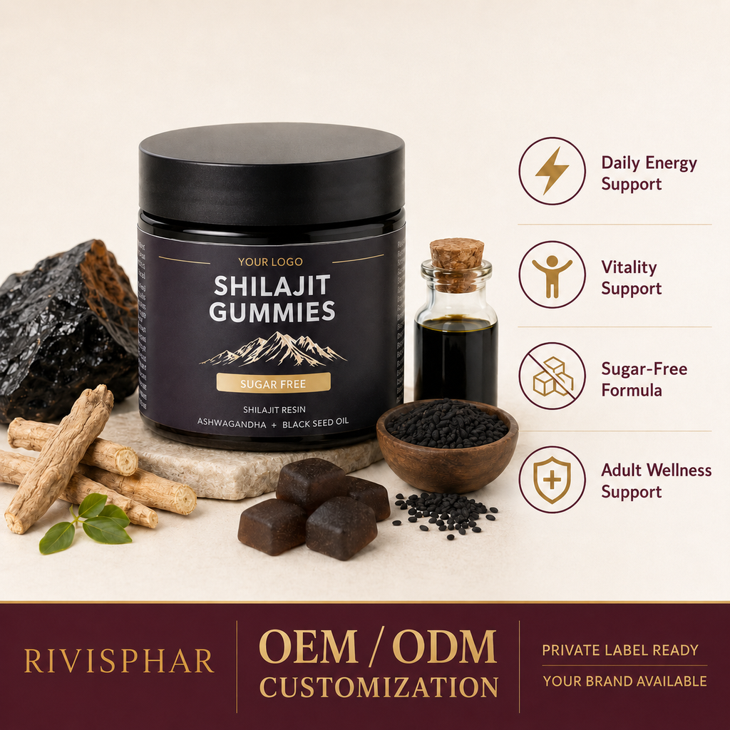 Shilajit Gummies 60 Count | Private Label OEM Supplement