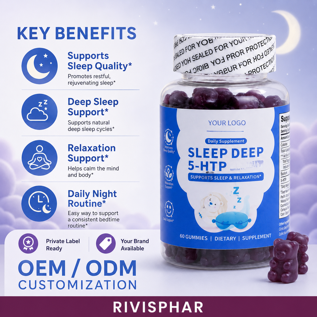 Melatonin Gummies 60 Count | Private Label & OEM Sleep Supplement