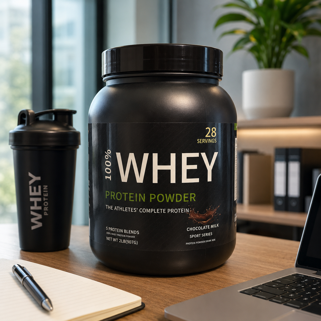 Whey Protein Powder 907g – Chocolate | Muscle Growth, BCAA & Post-Workout Recovery | Private Label OEM