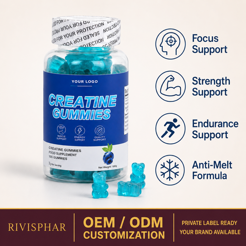 Creatine Gummies 60 Count | Private Label & OEM Sports Supplement