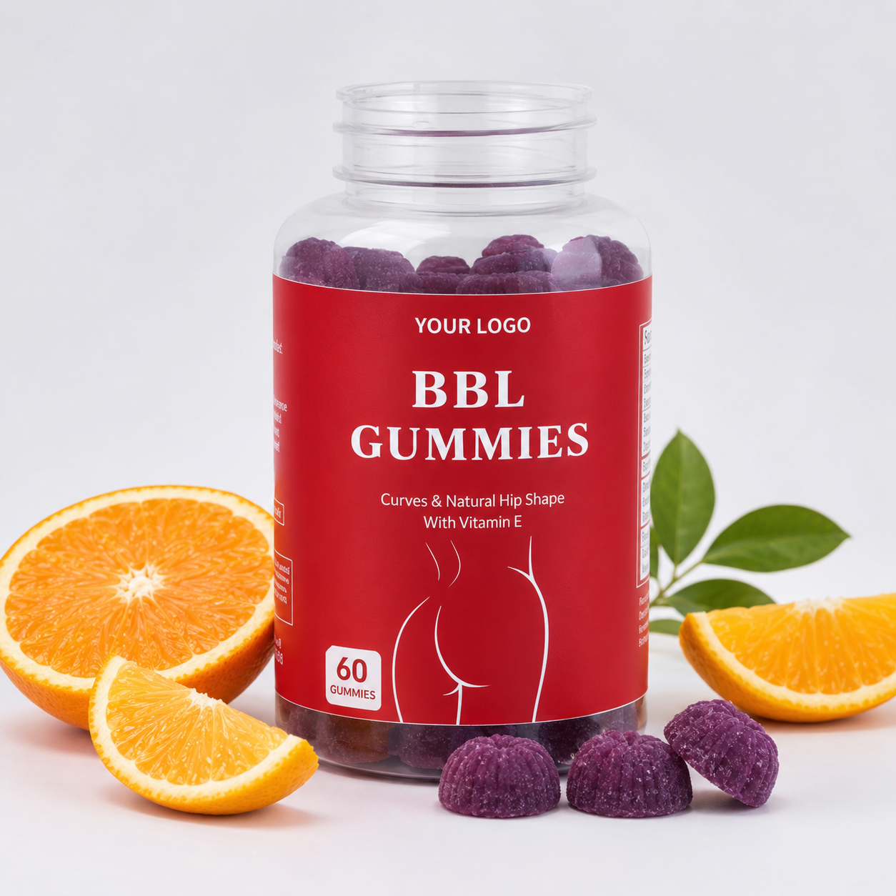 Women's Body Enhancement Gummies 60ct | Feminine Vitality & Natural Contouring | Private Label OEM