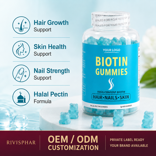 Biotin Gummies 60 Count | Private Label & OEM Hair & Beauty Supplement