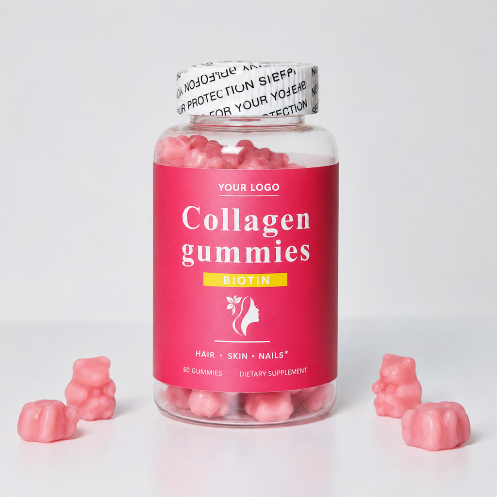 Collagen Gummies 60 Count | Private Label & OEM Beauty Supplement