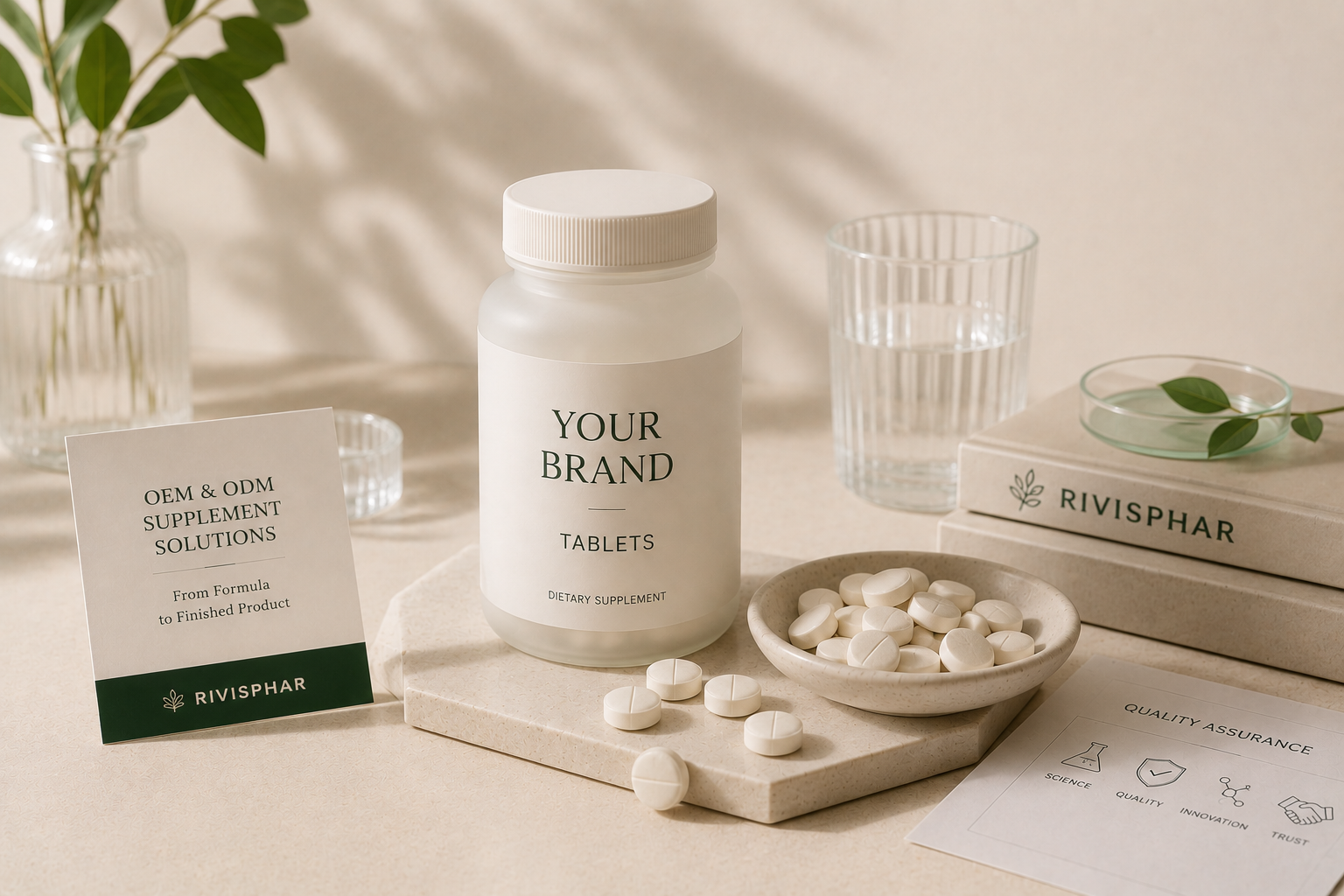 Private label supplement tablets