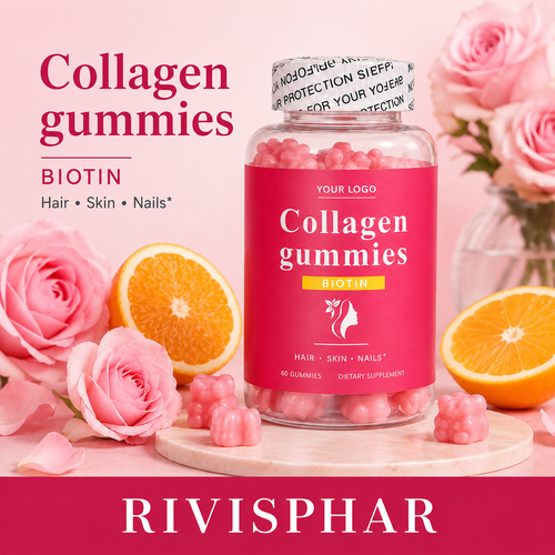 Collagen Gummies 60 Count | Private Label & OEM Beauty Supplement