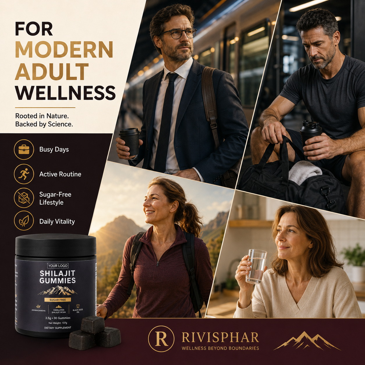Shilajit Gummies 60 Count | Private Label OEM Supplement