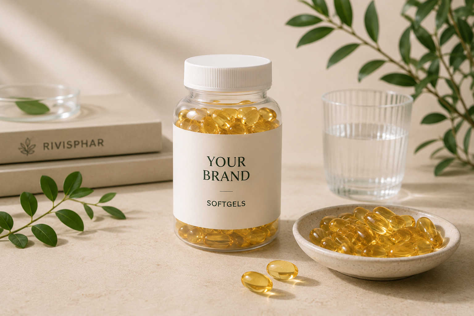 Private label softgel supplement products