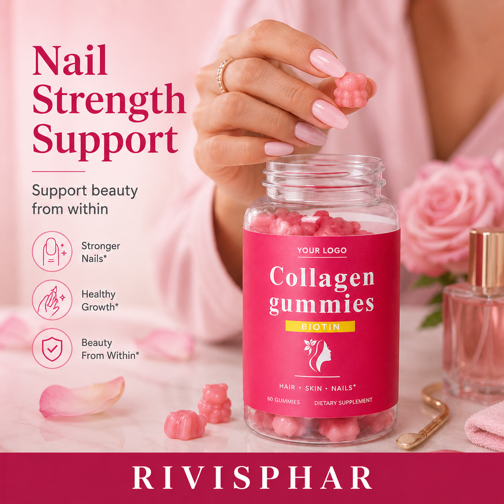 Collagen Gummies 60 Count | Private Label & OEM Beauty Supplement