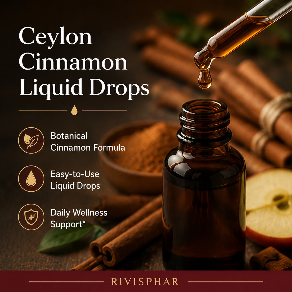 Ceylon Cinnamon Liquid Drops 60ml | Blood Sugar Balance & Metabolic Support | Private Label OEM