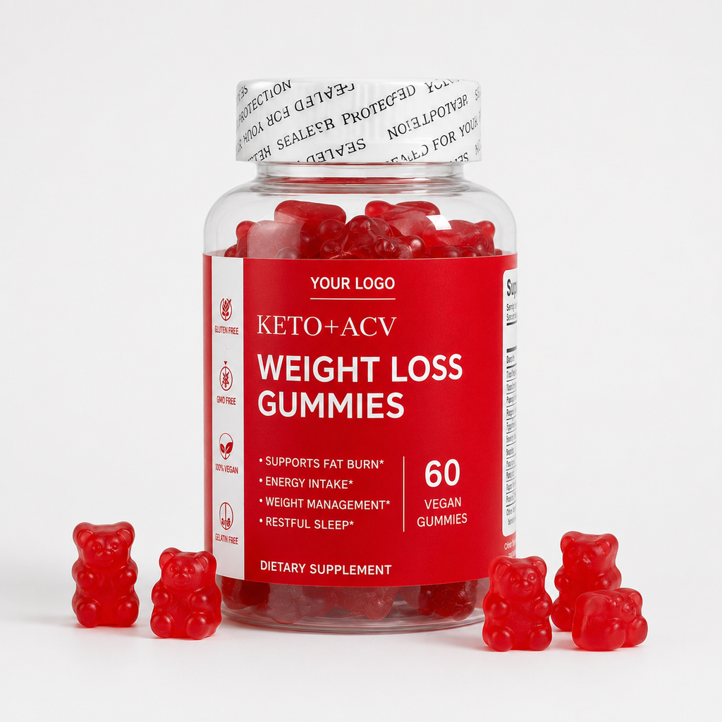 Apple Cider Vinegar Gummies 60 Count | Private Label & OEM Supplement