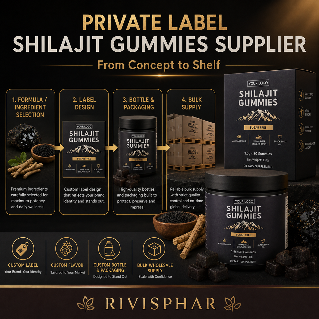 Shilajit Gummies 60 Count | Private Label OEM Supplement